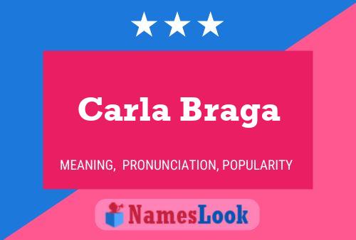 Carla Braga 名字海报