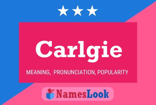 Carlgie 名字海报