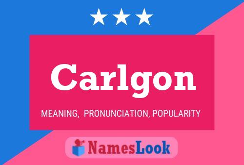 Carlgon 名字海报