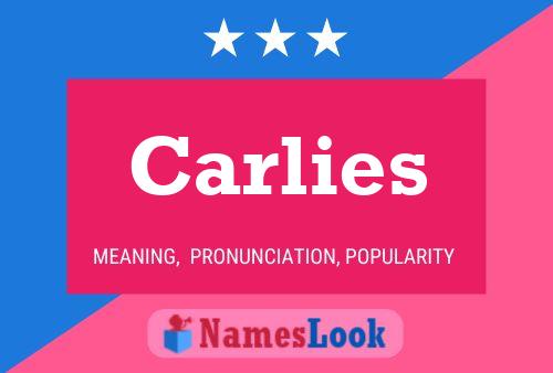 Carlies 名字海报