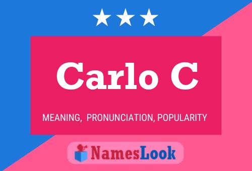 Carlo C 名字海报