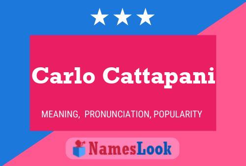 Carlo Cattapani 名字海报