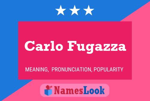 Carlo Fugazza 名字海报