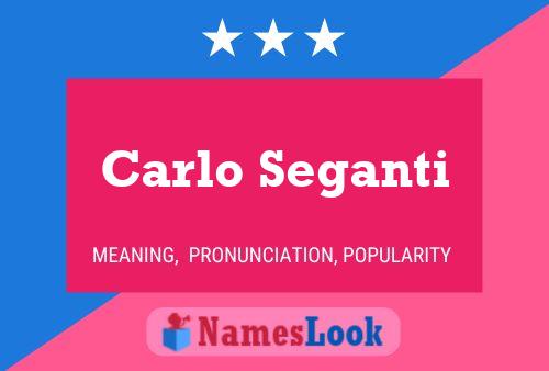 Carlo Seganti 名字海报