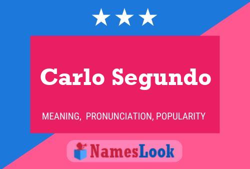 Carlo Segundo 名字海报