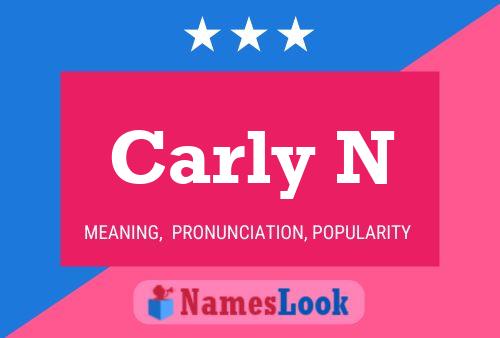 Carly N 名字海报