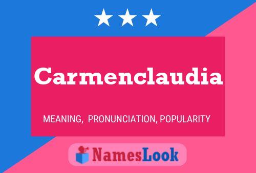 Carmenclaudia 名字海报