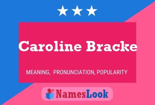 Caroline Bracke 名字海报