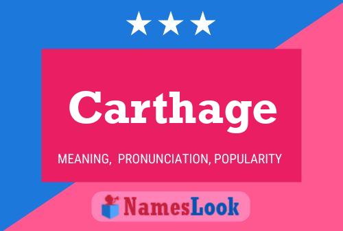 Carthage 名字海报