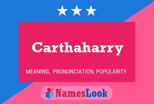 Carthaharry 名字海报