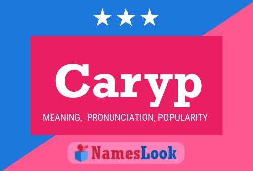 Caryp 名字海报