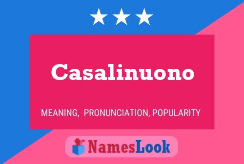 Casalinuono 名字海报