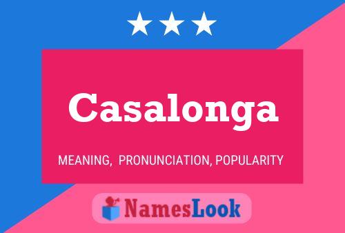 Casalonga 名字海报