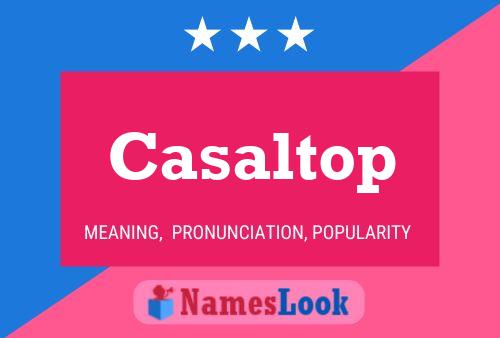 Casaltop 名字海报