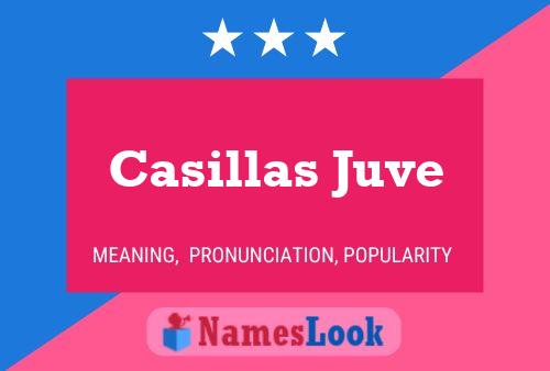 Casillas Juve 名字海报