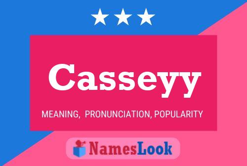 Casseyy 名字海报