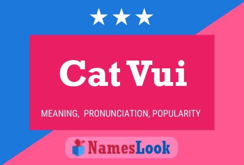 Cat Vui 名字海报