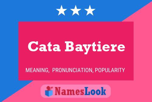 Cata Baytiere 名字海报