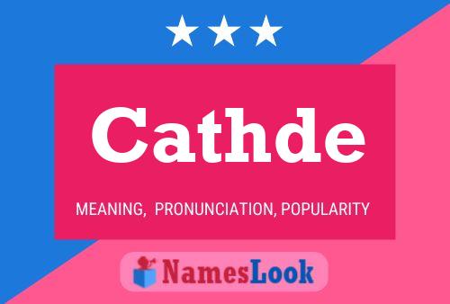 Cathde 名字海报