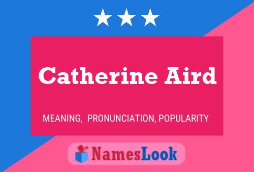 Catherine Aird 名字海报