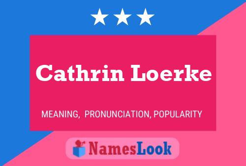 Cathrin Loerke 名字海报