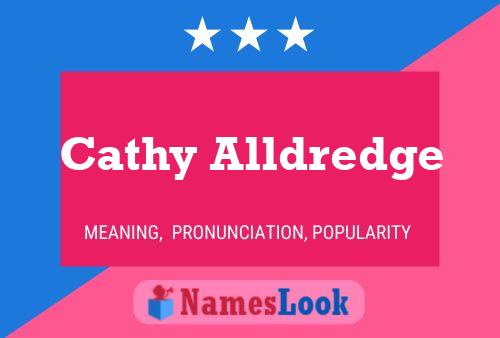 Cathy Alldredge 名字海报