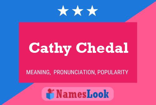 Cathy Chedal 名字海报