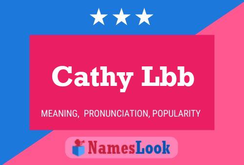 Cathy Lbb 名字海报