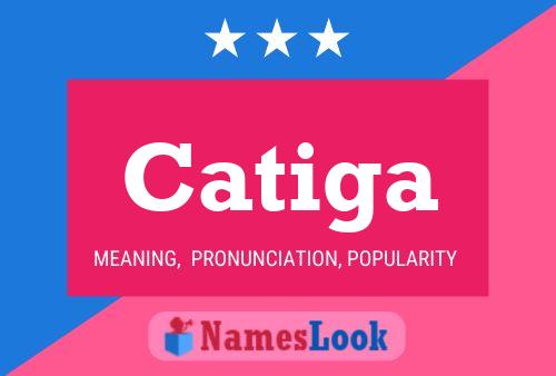 Catiga 名字海报