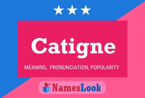 Catigne 名字海报