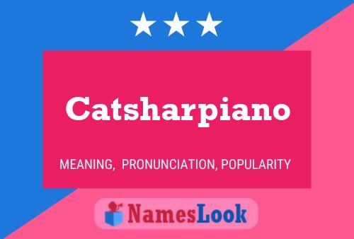 Catsharpiano 名字海报