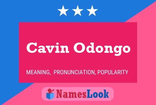 Cavin Odongo 名字海报