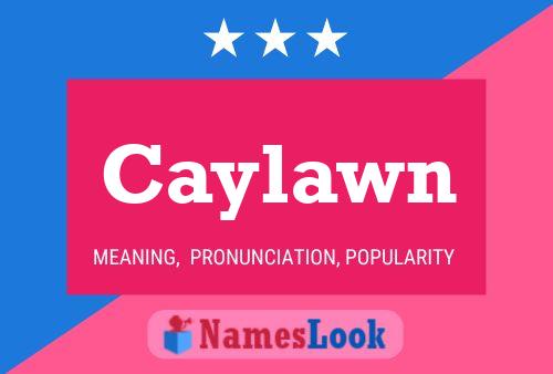 Caylawn 名字海报