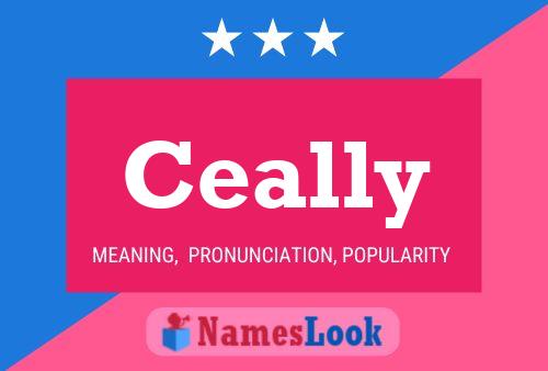 Ceally 名字海报