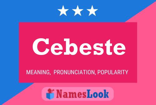 Cebeste 名字海报