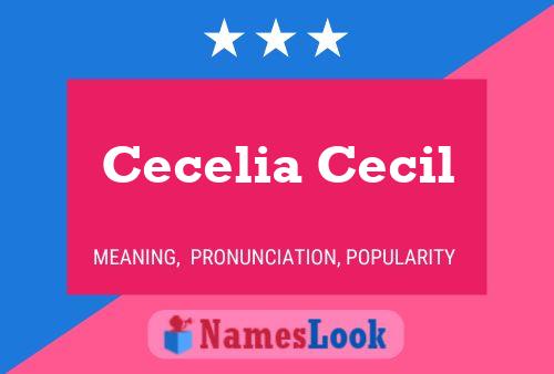 Cecelia Cecil 名字海报