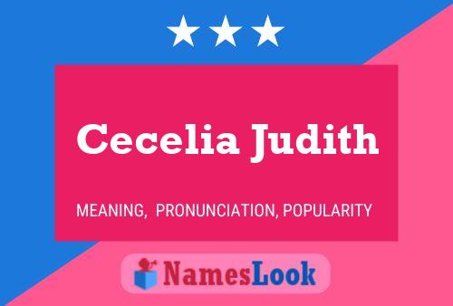 Cecelia Judith 名字海报