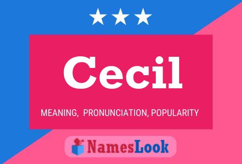 Cecil 名字海报