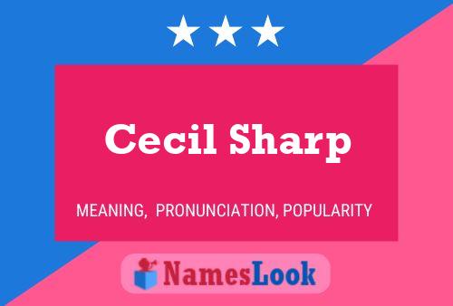 Cecil Sharp 名字海报