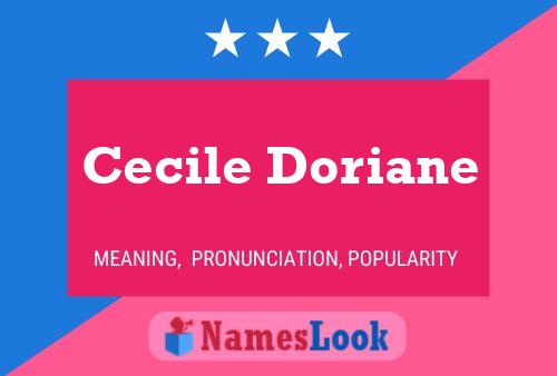 Cecile Doriane 名字海报