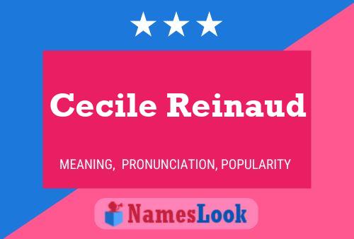 Cecile Reinaud 名字海报