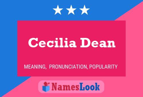 Cecilia Dean 名字海报