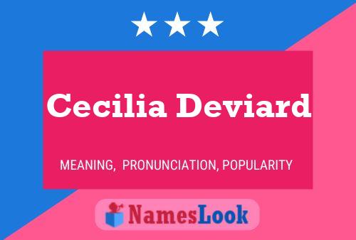 Cecilia Deviard 名字海报