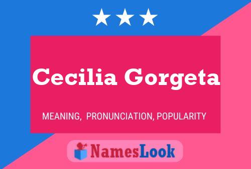 Cecilia Gorgeta 名字海报