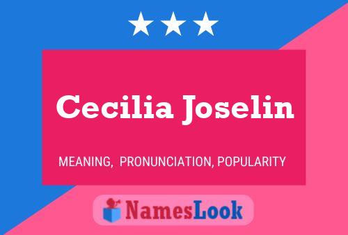 Cecilia Joselin 名字海报