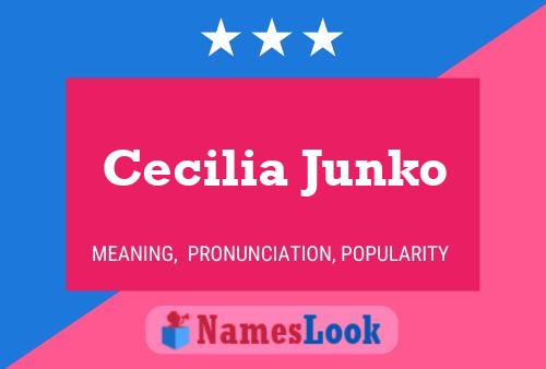 Cecilia Junko 名字海报