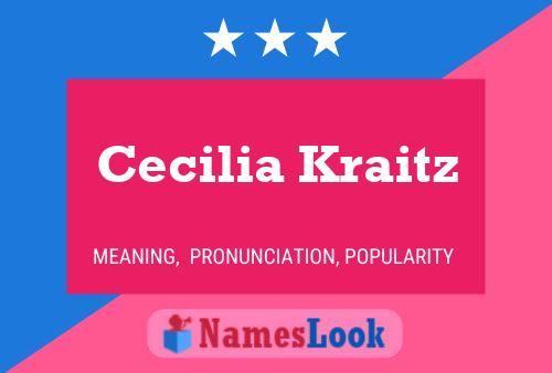 Cecilia Kraitz 名字海报