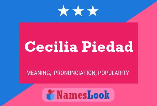 Cecilia Piedad 名字海报