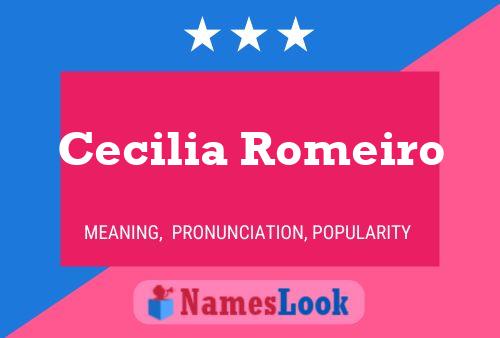 Cecilia Romeiro 名字海报