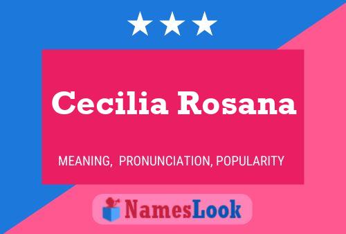 Cecilia Rosana 名字海报